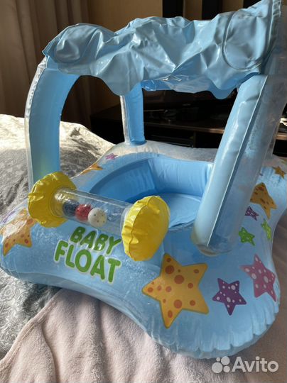 Надувной круг-плот детский