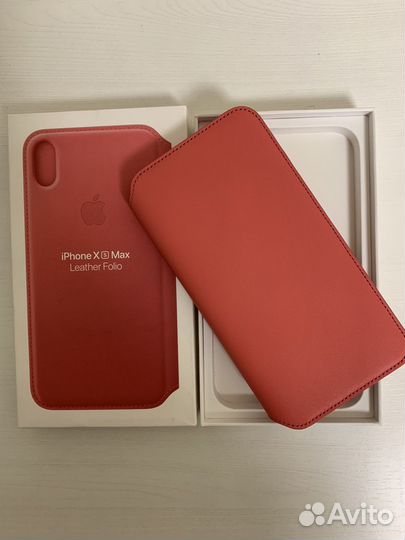 Apple Leather Folio Case для iPhone XS Max