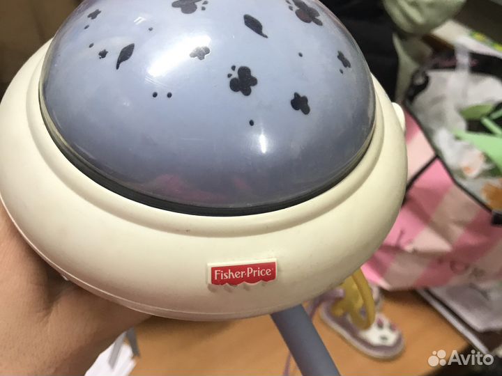 Карусель на кроватку музыкальная, ночник