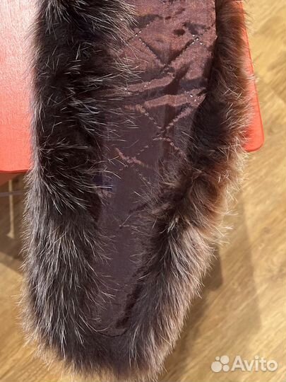Меховой воротник песец