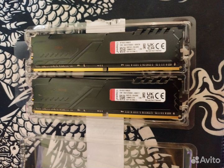 Оперативная память ddr4 16gb 3200 2x8 fury