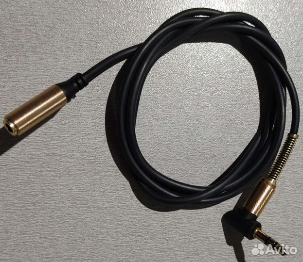 Аудио кабель удлинитель Aux jack 3,5 мм