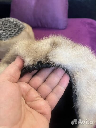 Берет женский из норки