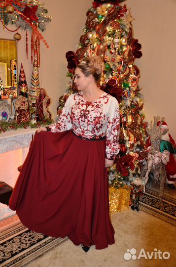 Платье в пол