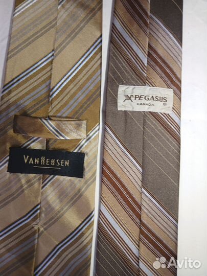 Галстуки Ретро VanHeusen шёлк винтаж