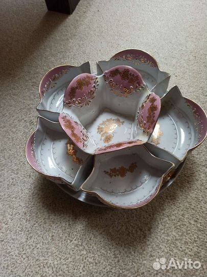 Менажница фарфор