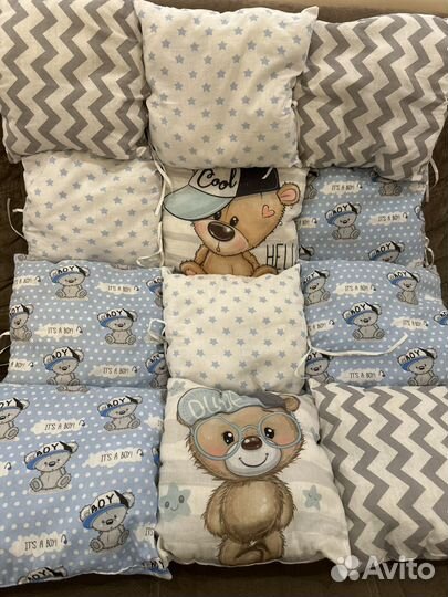 Бортики в детскую кроватку