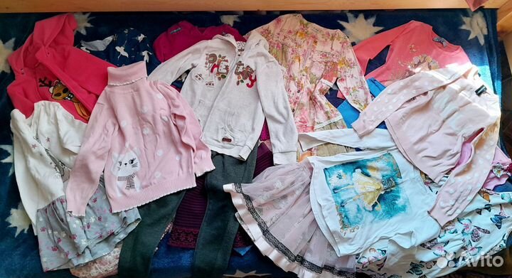 Вещи пакетом на девочку 5 6 лет