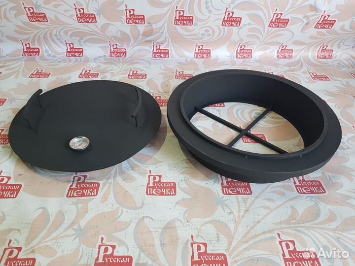 Крышка для кирпичного тандыра 400 мм с основанием