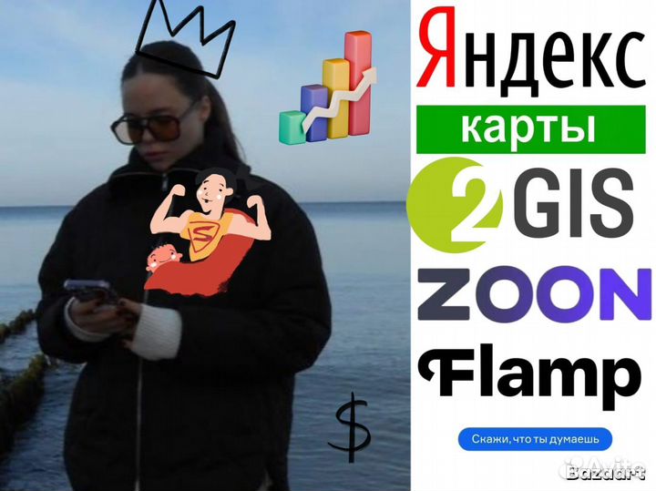 Восстановление репутации Яндекс, 2гис, рейтинг