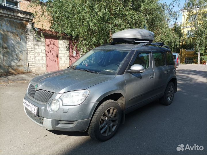 Автобокс Вояж мини 370л на Шкода Ети