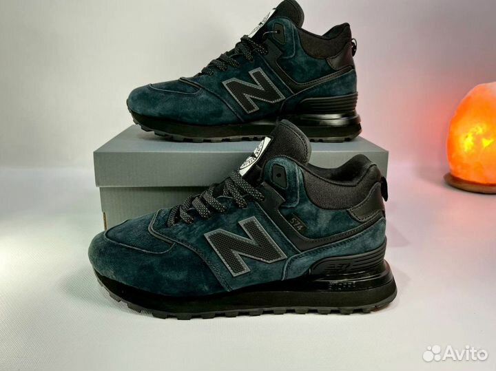 Кроссовки New Balance 574 Stone Island зимние