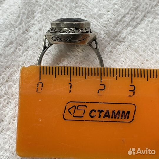 Серебряное кольцо 925 проба СССР (сзр)