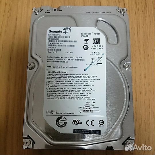Жесткий диск hdd 1 тб 3.5