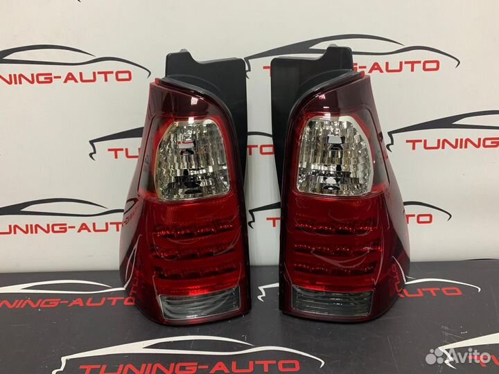 Стопы Тюнинг Toyota Hilux Surf / 4Runner 210/215 02-09гг (красно-белые)