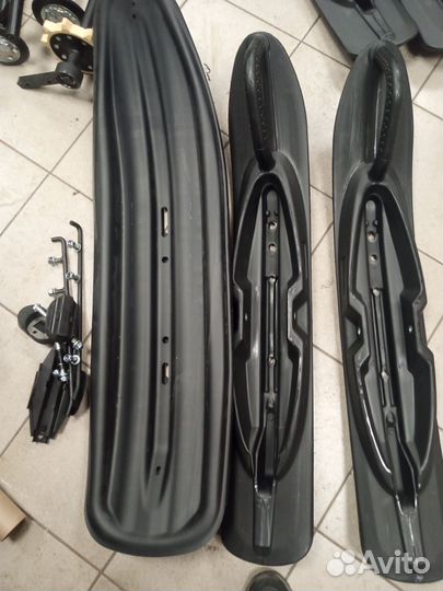 Лыжи в сборе +накладки