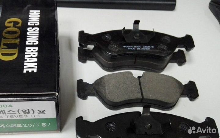 Колодки тормозные передние Lacceti/Epica/Gentra