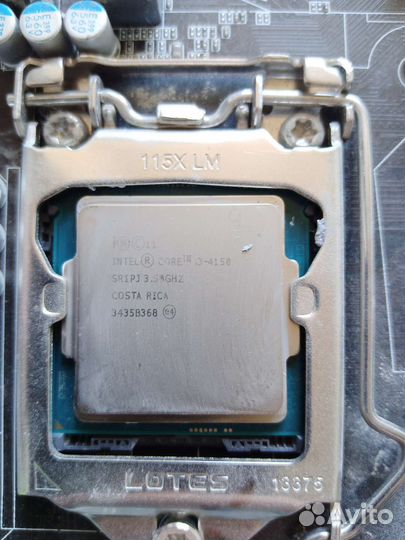 Материнская плата с процессором i3 4150