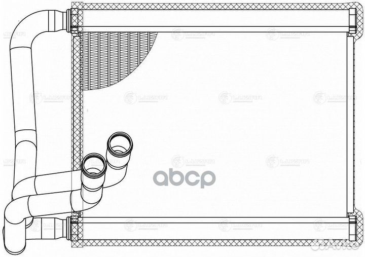 Радиатор отоп. для а/м Kia Cerato (09) 1.6i/2