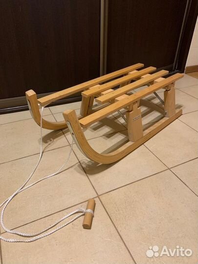 Санки деревянные