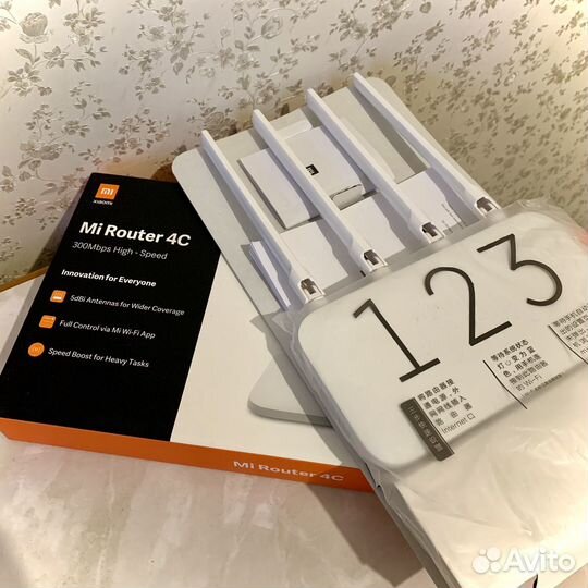 Новый роутер Xiaomi mi 4C R4CM wi-fi белый