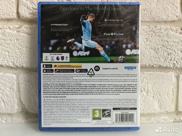 FC 24 PS5 новый диск