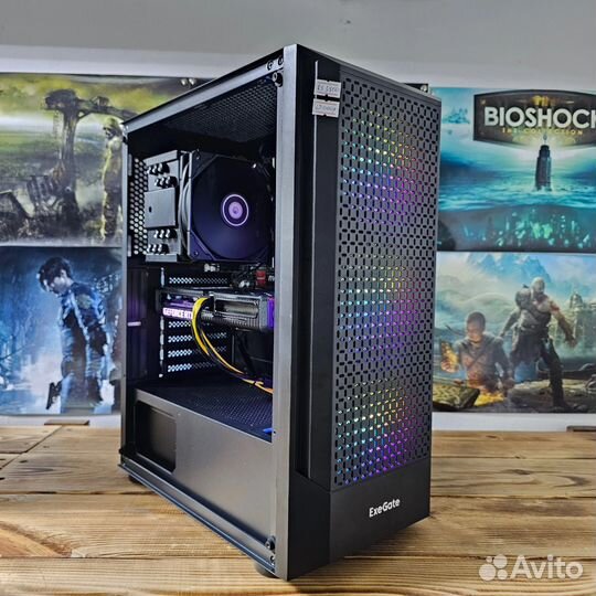 Игровой пк r5 5500/rtx 3060/16gb/512ssd