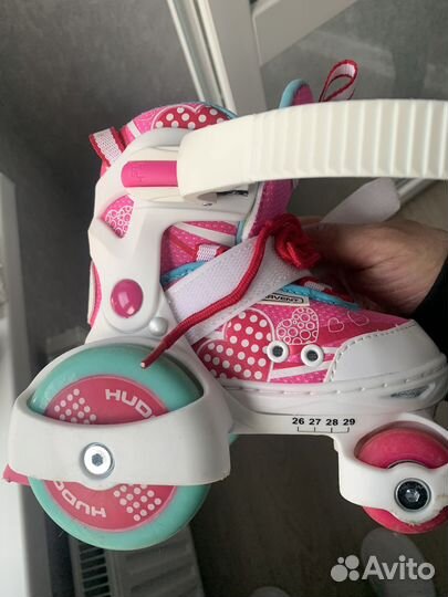 Ролики детские для девочек 26-29