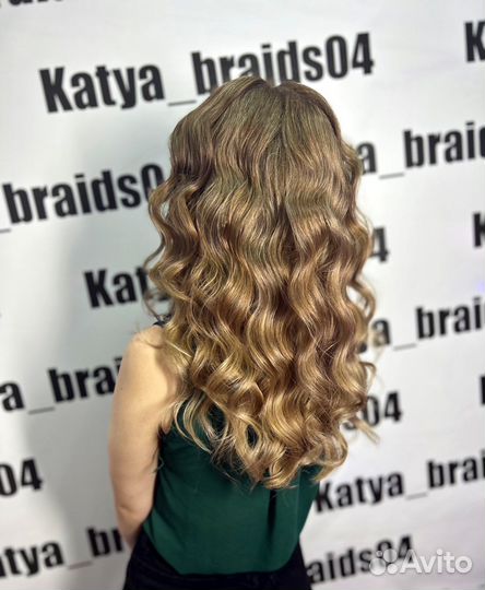 Укладка локоны