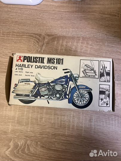 Модель мотоцикла harley davidson 1972 г