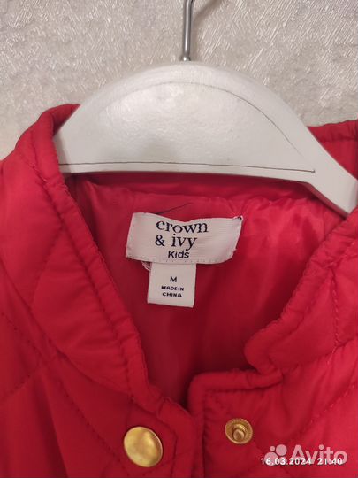 Куртка для девочки 8 лет