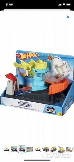 Игровой набор hot wheels сити атака птеродактиля