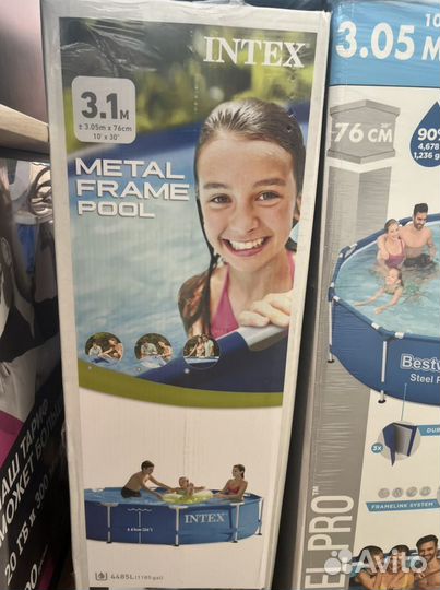 Бассейн каркасный новый