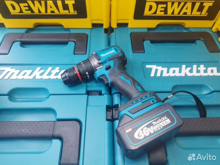 Набор Makita 3в1 Шуруповерт Болгарка Перфоратор