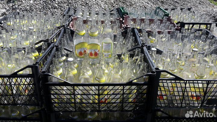 Бутылки, стеклянные