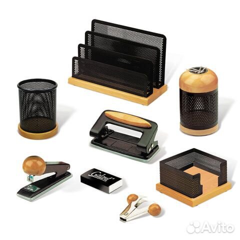 Набор настольный galant WoodMetal, 8 предметов, св