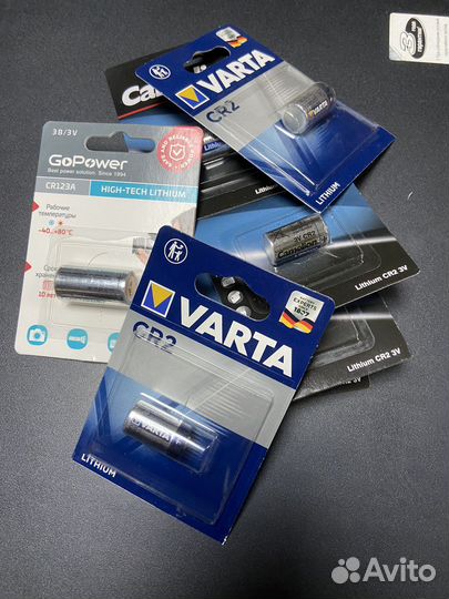 Аккумулятор 123.3v.3.2v.3.7v. CR 2