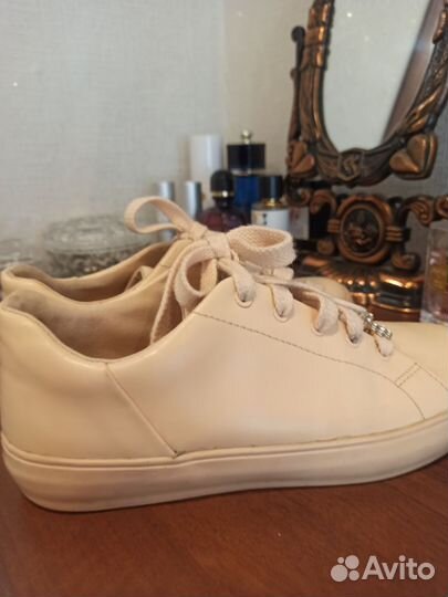 Кеды натуральная кожа 37 Massimo Dutti