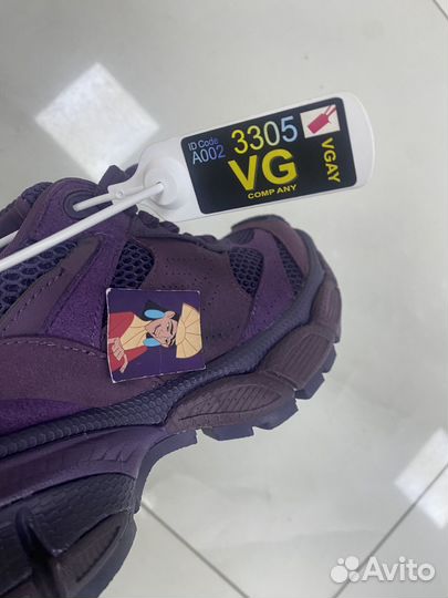 Кроссовки Balenciaga 3xl фиолетовые (37-41)