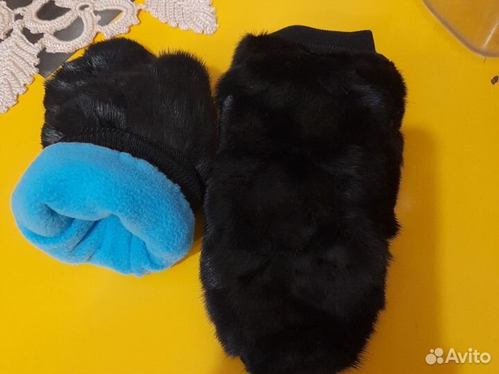Норковые варежки