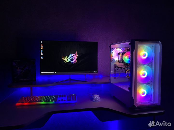 Игровой пк с монитором 100 гц