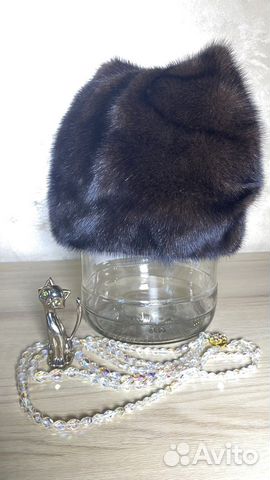 Шапка норковая женская