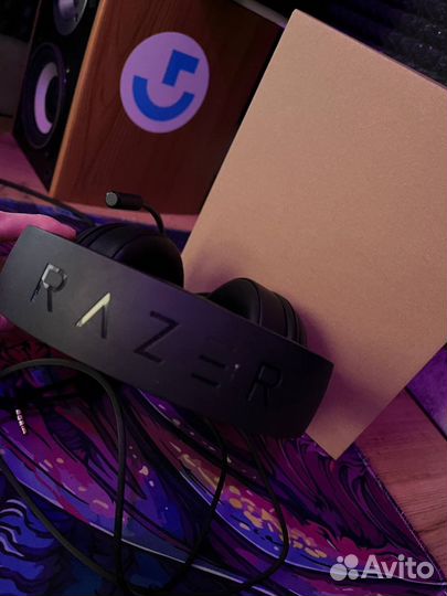 Игровые наушники razer