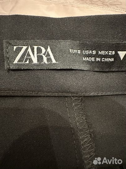 Брюки палаццо zara черные