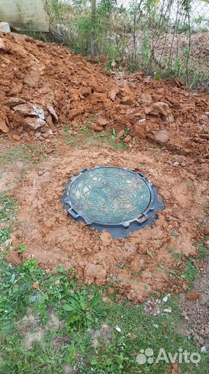 Септик из бетонных колец. Под ключ