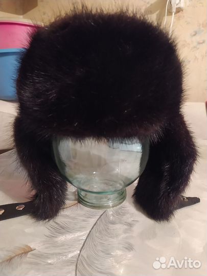 Шапка норковая 43