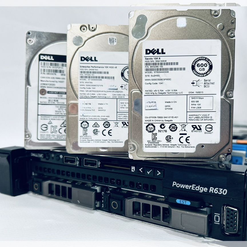 [E5-2697A] Сервер Dell Powеrеdgе R630 8sff V4 64gb E5-2697a