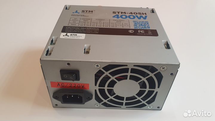 Блок питания ATX STM-40SH 400W