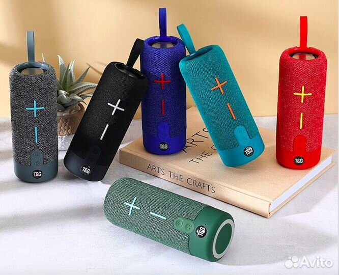 Беспроводная портативная колонка TG зелёная