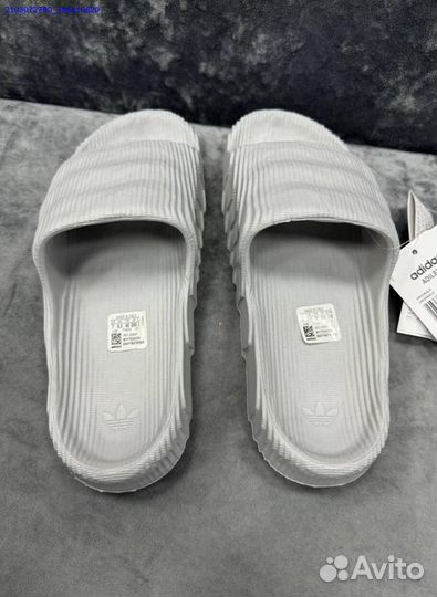 Тапки Adidas adilette 22 серые